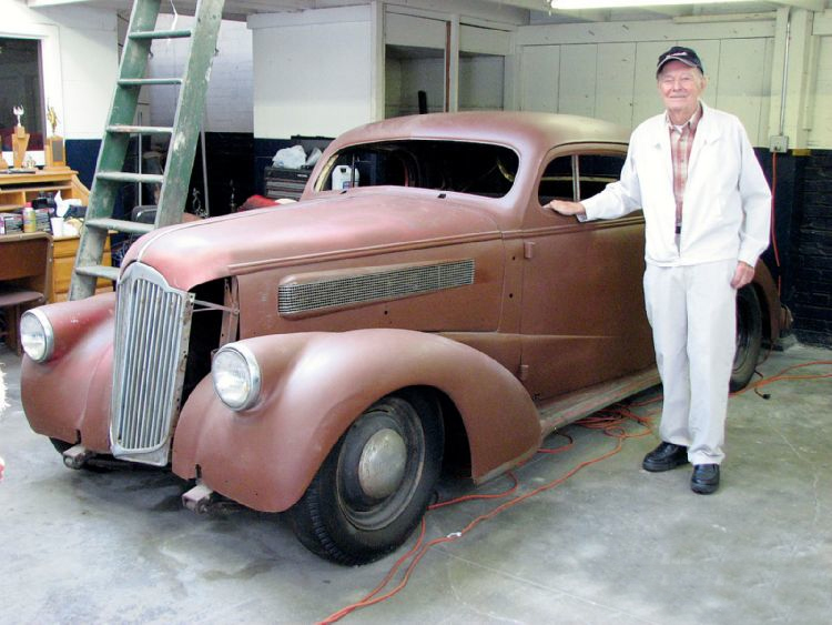 I had heard Dick had found his old custom 1938 Chevy Coupe a while ago and