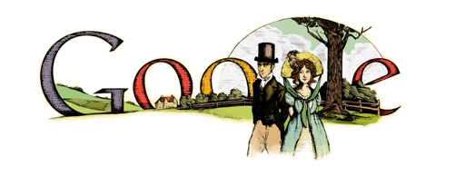 Google markerer Jane Austen